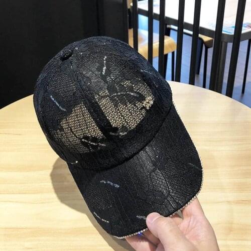 Women Baseball Cap Spring And Summer Lace Mesh Ceiling Caps Cotton Versatile Sunshade Casual Mens And Womens Hat Cap For Girl