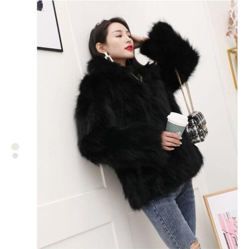 Real genuine natural raccoon fur coat womens fashion jacket ladies warm winter overcoat outwear custom big size