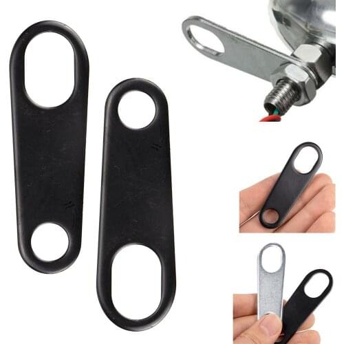 2 Pcs For Custom Fork Chopper Bobber Cafe Racer Clamp Mounts Motorcycle Turn Signal Indicator Light Lamp Holder Shock Brackets