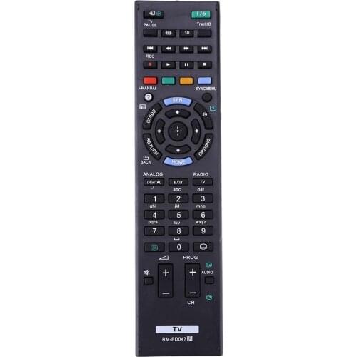 ALLOYSEED Replacement TV Remote Control Universal Television Plastic Remote Controller Suitable for Sony TV RM-ED047