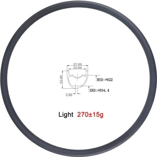 LIENGU Light 270g Limit 110kg 29er MTB XC Tubeless Clincher 27mm Asymmetric Carbon Rim Cross Country Bicycle Wheel 29 T700 T800
