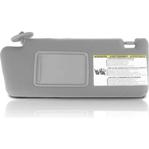 Car Gray Left Driver Side Sun Visor Makeup Mirror 7432004181B1 Fit For Toyota Tacoma 2005 2006 2007 2008 2009 2010 2011 2012