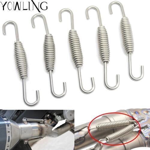 For Honda CBR1000RR CB650F CB1000R MSX 125 XADV 750 Z1000 MT03 Exhaust middle pipe System Springs Hook extension Tensile Springs