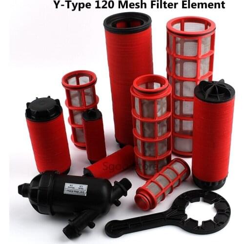 1Pc 3/4"~2.5Inch Y-Type 120 Mesh Filter Element Agricultural Garden Irrigation Syetem Water Laminated And Mesh Filter Elements
