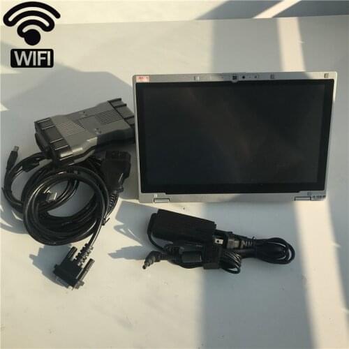 Wifi function for mb star c6 with laptop cf-ax2 tablet i5cpu with ssd v03/2020 software full set for mb star diagnosis tool c6