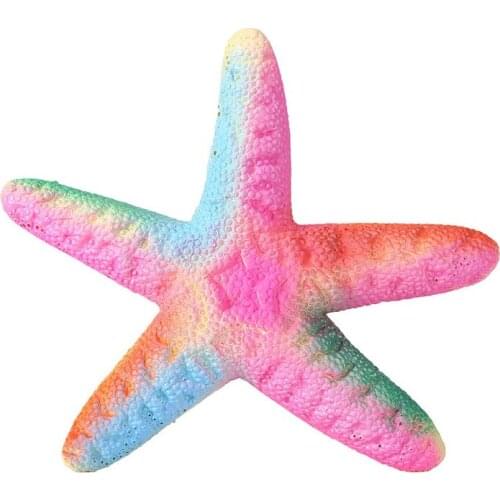 Simulation Starfish Squishy Funny Cute Squishies Slow Rising Super Jumbo Kawaii Animals Stress Reliever Squeeze Toy 19*19*3 CM