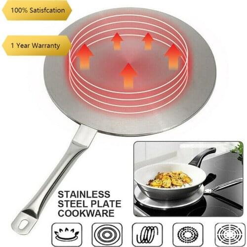 Induction Hob Converter Heat Diffuser Disc Adapter Plate Saucepan Pot Tool 21.5/19.5cm Cooking Hob Converter Tool