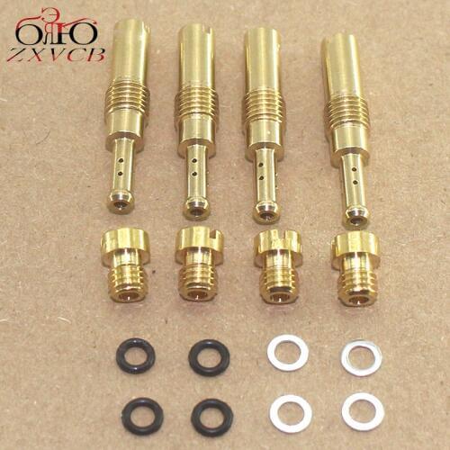 For CB750 Nighthawk 750 1991-2003 CB 750 Motorcycle carburetor repair kit Slow main jet Screws Pilot Jets