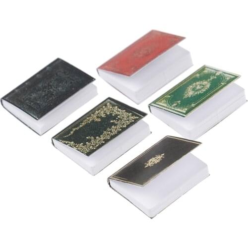 Hot！3pcs/set 1:12 Dollhouse Miniature Classical Book Scene Model Accessories Toys