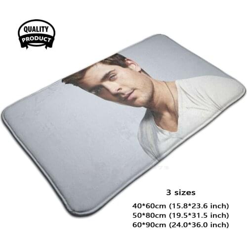 Zac Efron 3D Soft Non-Slip Mat Rug Carpet Foot Pad Zac Efron Zack Efron Zac Efron Troy Bolton High School Musical Hottie Hot