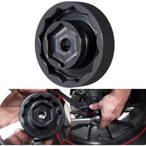 Front Rear Wheel Axle Nut Socket Tool Fits for Ducati Motorcycle ATVs Super Bike Panigale Multistrada Diavel (30mm + 55mm)
