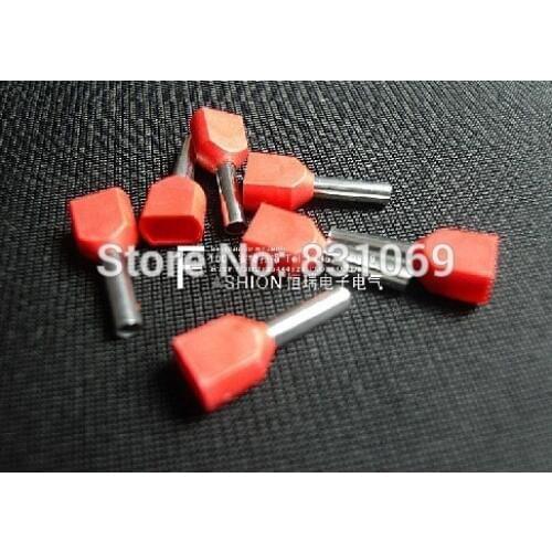 1000pcs/Lot TE7508 20 AWG 0.75mm2 Pre-Insulated Terminals Wire Ferrules End Sleeve Brand New