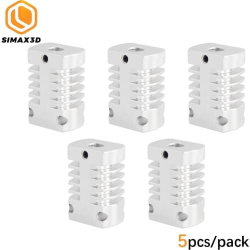 SIMAX3D 5pcs CR8 Heatsink Radiator Heat Sink Aluminum Block Fit to 22mm Cooling Fan for Hotend 3D Printer Parts 27x22x12mm