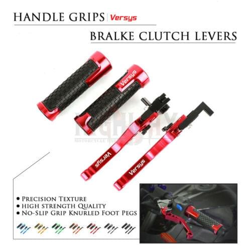 Brake Lever Handlebar Grips Grip CNC Aluminum Short Adjustable Brake Clutch levers For KAWASAKI Versys 650 2006-2008