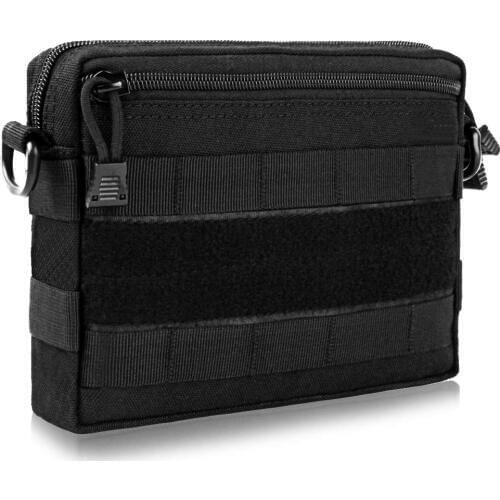 1000D Tactical Bag Molle Accessory Pouch Muti-functional Storage Bag Utility Pocket Water-Resistant Pouch for Outdoor Bag