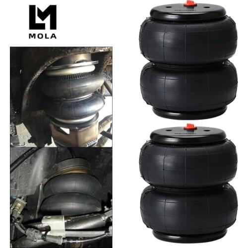 2pcs Universal Air Sleeve Bag 1/2\"npt Single Port 2500lbs Air Ride Suspension Kit for Ford F150/F250, for GMC Sierra