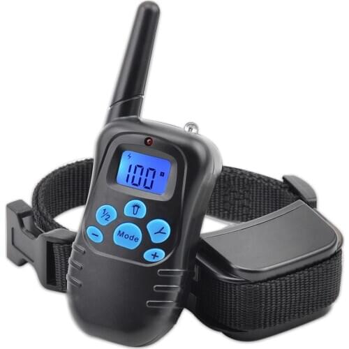New Anti bark Dog Collar Waterproof Rechargeable Electric pet Training tool With Remote Control vibrating shock Collar for Dogs