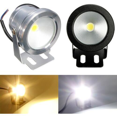 1pc 10W 12V Waterproof LED Flood Light Underwater Fountain Light Wash Pond Fish Tank Aquarium Light Spot Lamp Outdoor Lighting