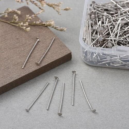 Iron T-Shaped Needle Boxed Ornament Accessories DIY Beaded Pendant 24mm Plain Stitch Ornament Accessories diy wholesale