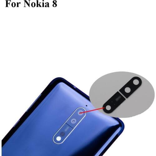 1PCS for Nokia 8 TA-1012 Rear Back Camera Glass Lens Cover Replacement Cell Phone Nokia8 TA1012 Repair Parts