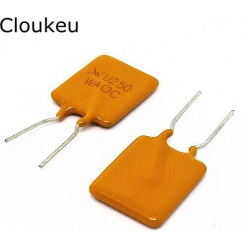 10Pcs RUEF250 PPTC Resettable fuse 30V 2.5A 2500MA UF250