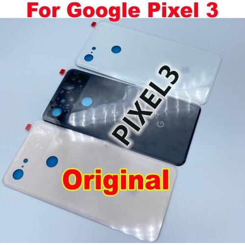 100% Original For HTC Google Pixel 3 Back Battery Cover Housing Door Lid Rear Case Phone Shell Replacement
