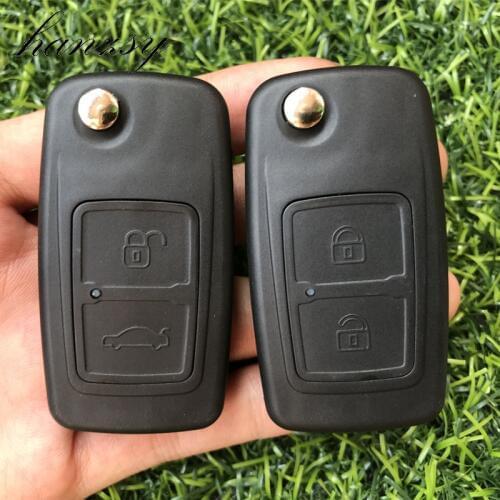 2 Buttons Flip Folding key Fob shell For CHERY TIGGO FULWIN E5 A1 A5 COWIN EASTER Replacement Car Remote Key Case Cover