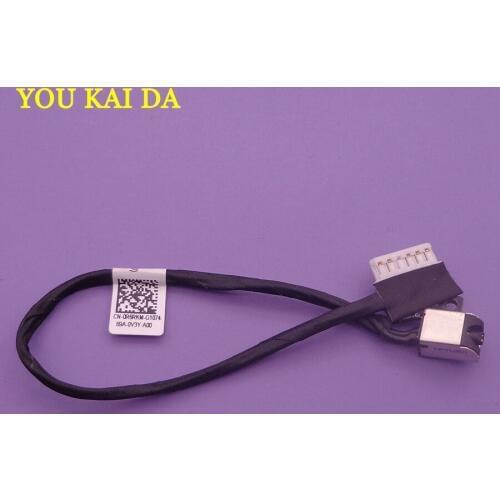 2pcs GENUINE New Laptop DC POWER JACK w/ CABLE connector for Dell 15 5000 5565 5567 17-5765 i5765 P32E BAL30 0R6RKM DC30100YN00