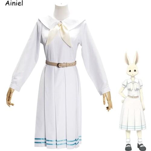 Ainiel Beastars Cosplay Costume Haru Dress Haru Lolita Dress Skirt JapanSchool Uniform Rabbit Outfits Halloween Disfraz Women
