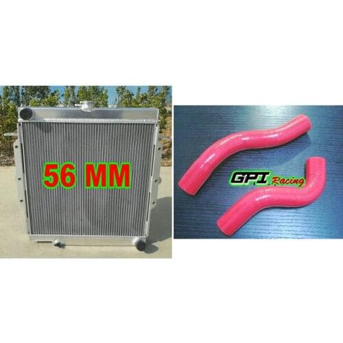 Aluminum Radiator +HOSE for Toyota FOR Land Cruiser FOR Landcruiser 75 Series HZJ75 90-01