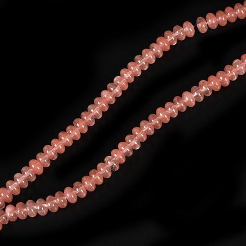 5*8mm Cherry Quartz Beads Watermelon Crystal Stone For Making Elegant Accessories Loose Beads For Valentines Day 40.5inch H241