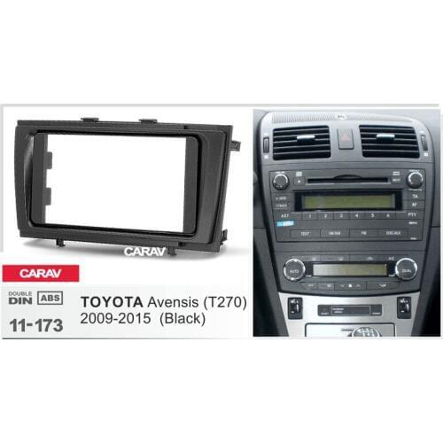 CARAV 11-173 Top Quality Radio Fascia for TOYOTA Avensis 2009-2011 Stereo Fascia Dash CD Trim Installation Kit