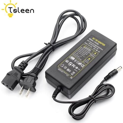 DC 12V 5A US/EU/UK/AU Plug Charger Universal 12V 5A AC100-240V To DC Power Supply Adapter Converter Module Stable High Power