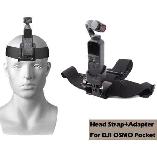 DJI OSMO Pocket Head Band Wearing Belt Handheld Gimbal head Strap with Adapter for XIAOMI/Gopro/SJCAM Action Camera accessories