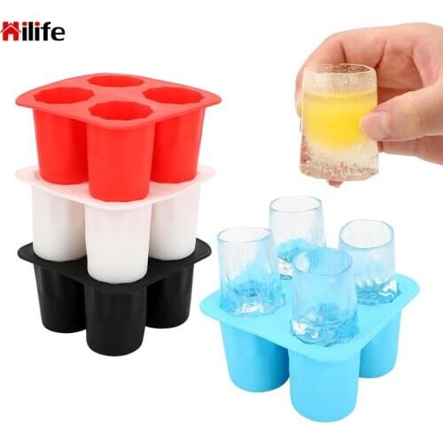 Hot New Ice Cup Mold Cool Shape Summer New Style Ice Maker Mould Silicone Ice Cup