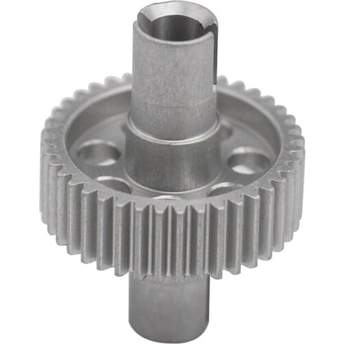 Hot Racing locked rear differential (spool) with one-piece outdrives and aluminum output gear for all Tamiya T03-01 series