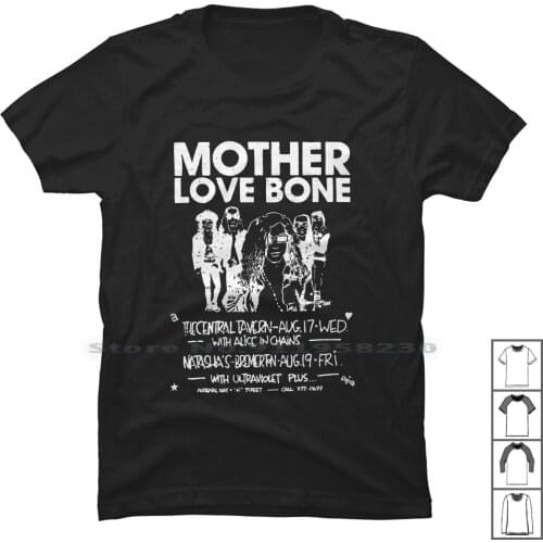 Mother Love Bone T Shirt 100% Cotton Popular Mother Movie Tage Moth Love Logo Geek Bone One Hot Age