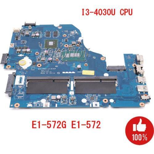 NOKOTION NBMLB11002 NB.MLB11.002 For Acer aspire E1-572G Laptop Motherboard Z5WAH LA-B162P I3-4030U 820M Video Card