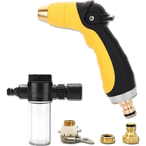 2021 Garden Sprayer High Pressure Spray Gun Car Washer Cleaner Hose Garden Sprinkler Nozzle Foam Cleaning Water Gun Watering gun