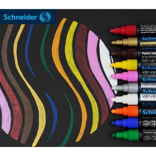 1pcs Schneider Maxx 270 Ferrous Metallic Environmental Protection Paint Pen Paint Pen Non-fading Lasting Mark 3mm