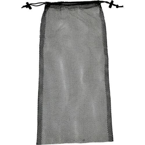 Drawstring Mesh Bag For Scuba Diving Snorkel Short Fins Mask Swimming Beach