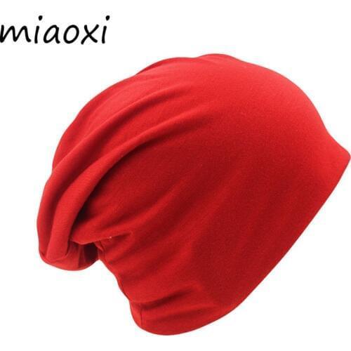 Miaoxi New Arrival 10 Colors Solid Adult Unisex Women Beanies Hip Hop Knit Warm Hat For Woman Caps Winter Bonnet Free Shipping