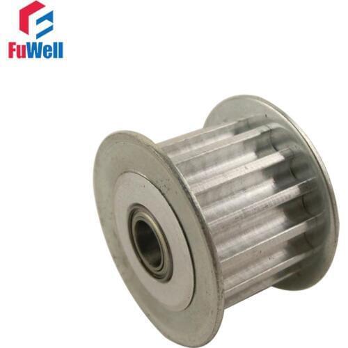 HTD5M 25T Timing Idler Pulley 25 Teeth 5/6/7/8/10/12/15mm Bore Idle Belt Pulley 16/21/27mm Belt Width Bearing Synchronous Wheel