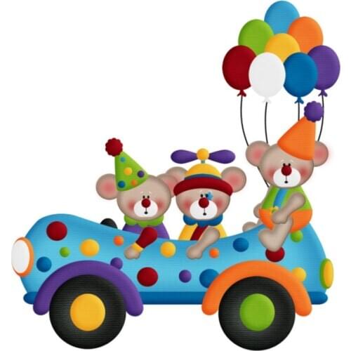 Boy and Girl brithday cutting dies mold Scrapbook paper craft knife mould blade punch stencils die