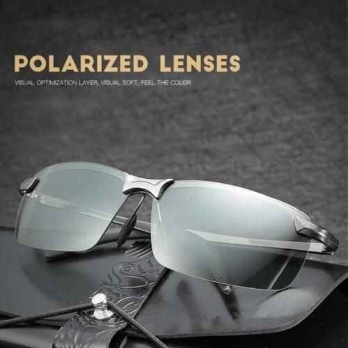 Photochromic Fishing Sunglasses Intelligent Day And Night Driving Fishing Glasses Mens Gifts Protecting Your Eyes Pesca