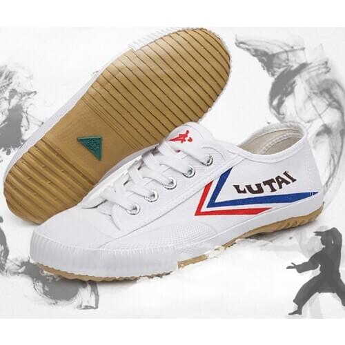 USHINE EU35-46 Canvas Kung Fu Shoes Martial Arts Tai Chi Taekwondo Wu Shu Karate Sport Shoes Sneakers Adult Shoes Large Size