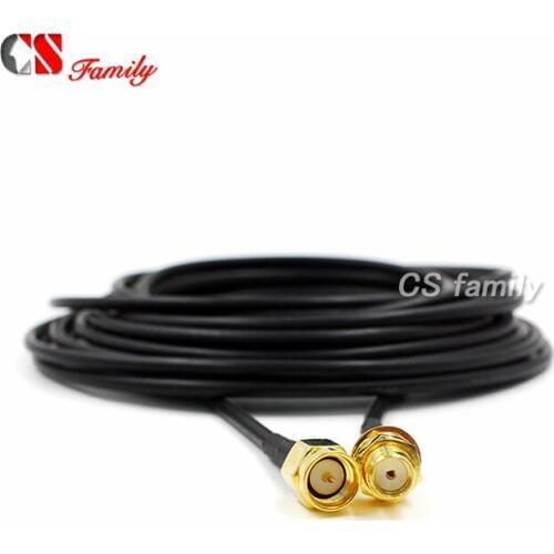 High quality RG174 5M, SMA Male to SMA Female Extension cable Antenna