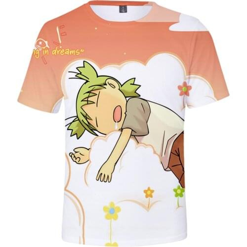 Yotsubato! 3D Print Spring Summer Preppy Men/Women Street Clothes T-shirt Streetwear Kawaii Streetwear style