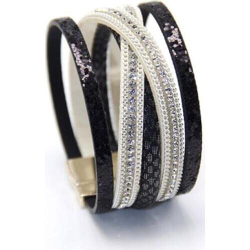 1pc/lot 2018 new fashion magnetic buckle cross bracelet magnetic buckle handmade custom ladies bracelet jewelry free shipping