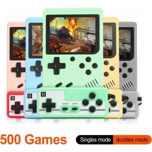 3.0 inch Portable Handheld Games Player with Controller Pocket Built-in 500 classic games Console Retro Gamepad For Kids Gift